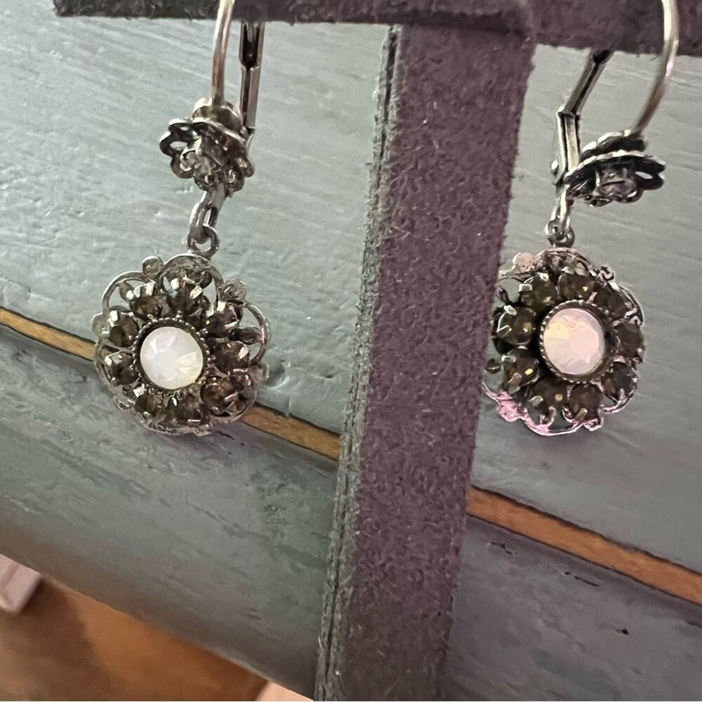 Sorrelli Crystal Flower Earrings